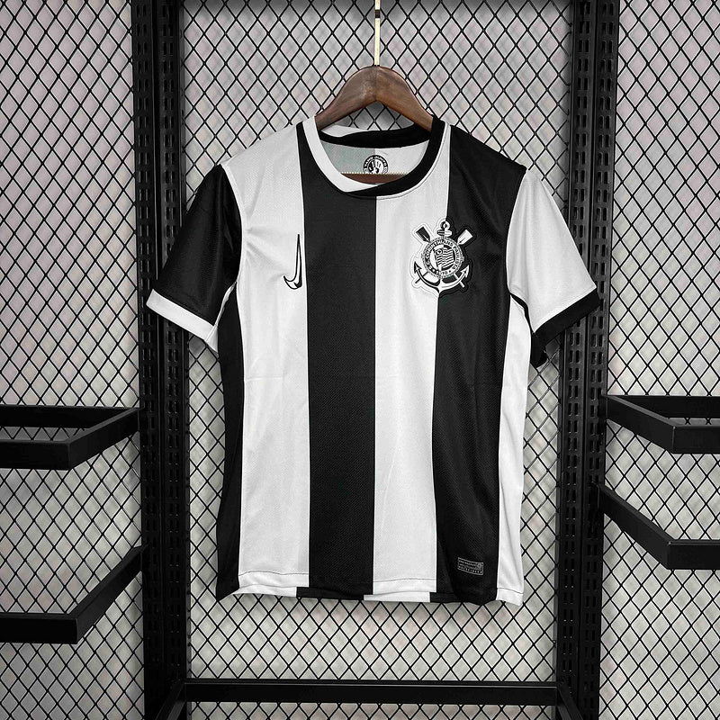 Camisa Corinthians 24/25 Third - Preto/Branco