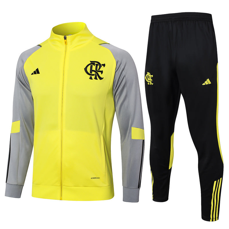 Conjunto de Treino Flamengo 24/25 Amarelo - Blusa e Calça