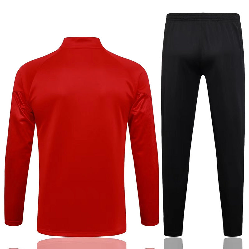 Conjunto de Treino Milan 23/24 Vermelho - Blusa e Calça