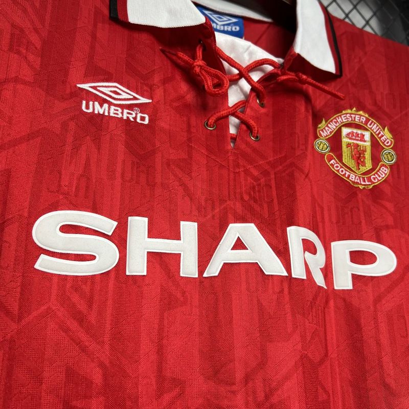 Camisa Retro Manchester United 1994 Home Vermelho