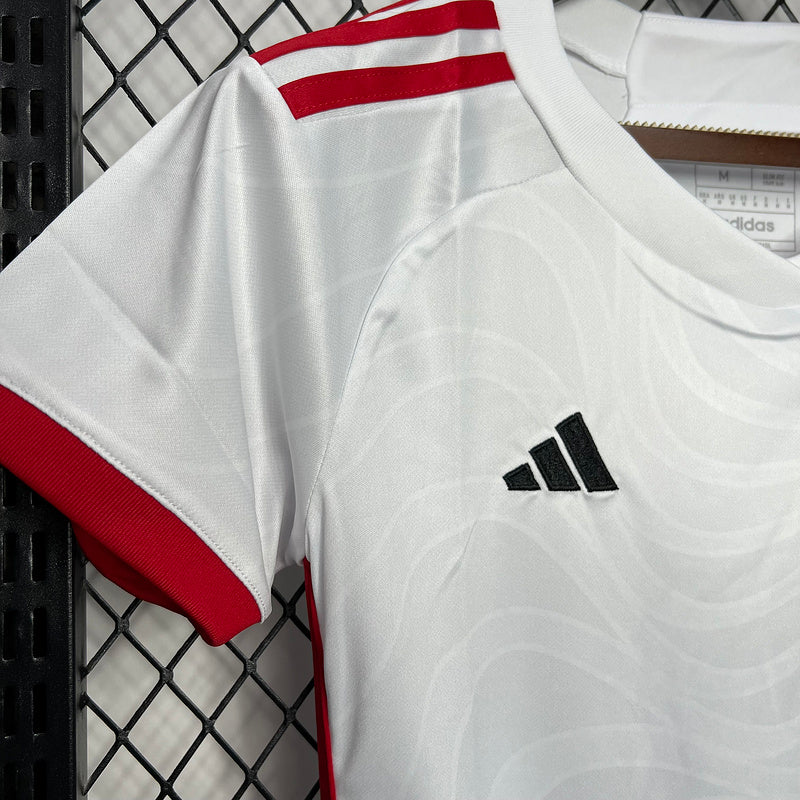 Camisa Feminina Flamengo II 24/25 Adidas - Branco