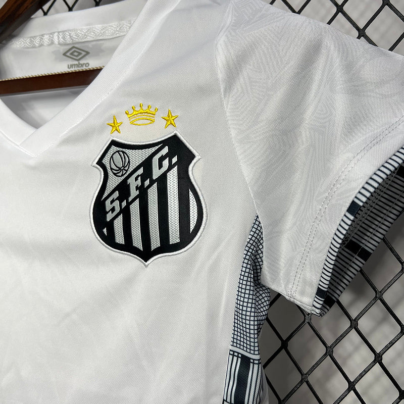 Camisa Feminina Santos Home I 24/25 Branco