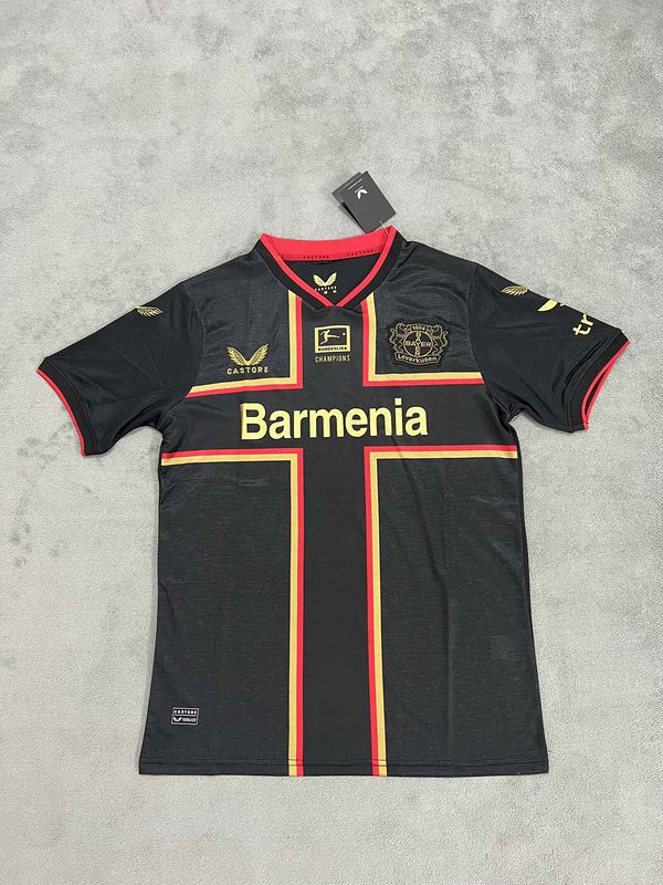 Camisa Bayer Leverkusen Home 24/25 - Preto