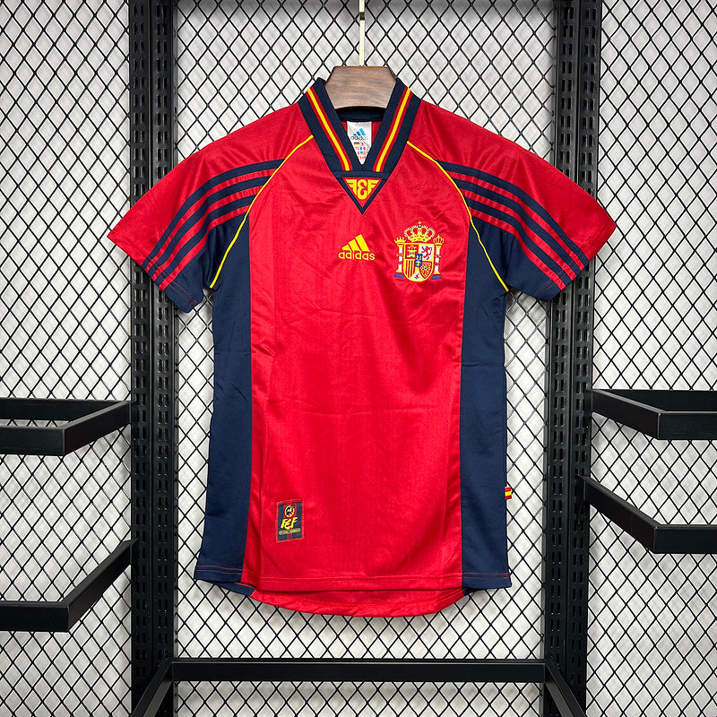 Camisa Retro Espanha 1998 Home I Vermelho