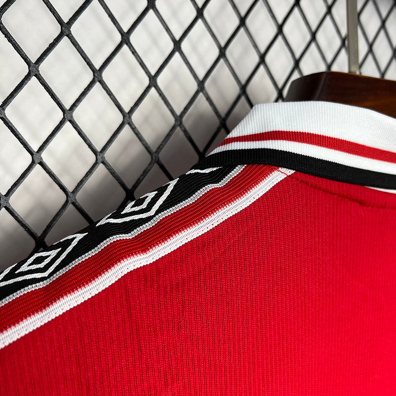 Camisa Retro Manchester United 1998/1999 Home Vermelho