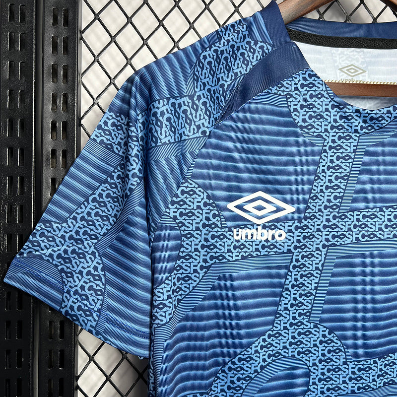 Camisa Santos Pré Jogo 24/25 Azul