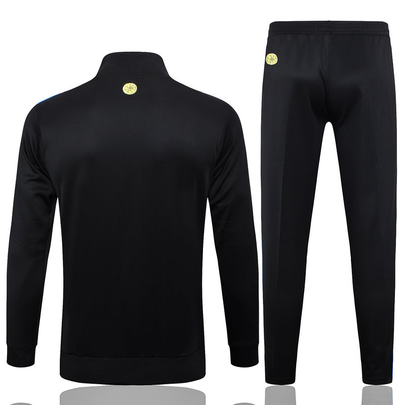 Conjunto de Treino Manchester United 24/25 Preto - Blusa e Calça