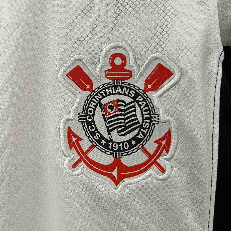 Camisa Corinthians Feminino Home 24/25 - Branco