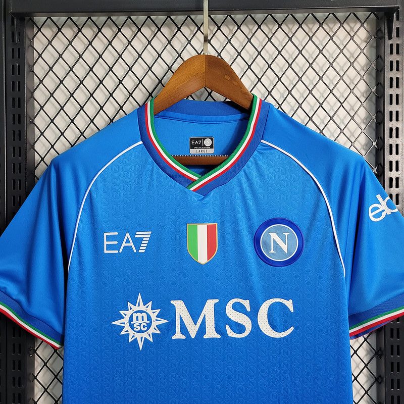 Camisa Napoli Home I 23/24 - - Azul
