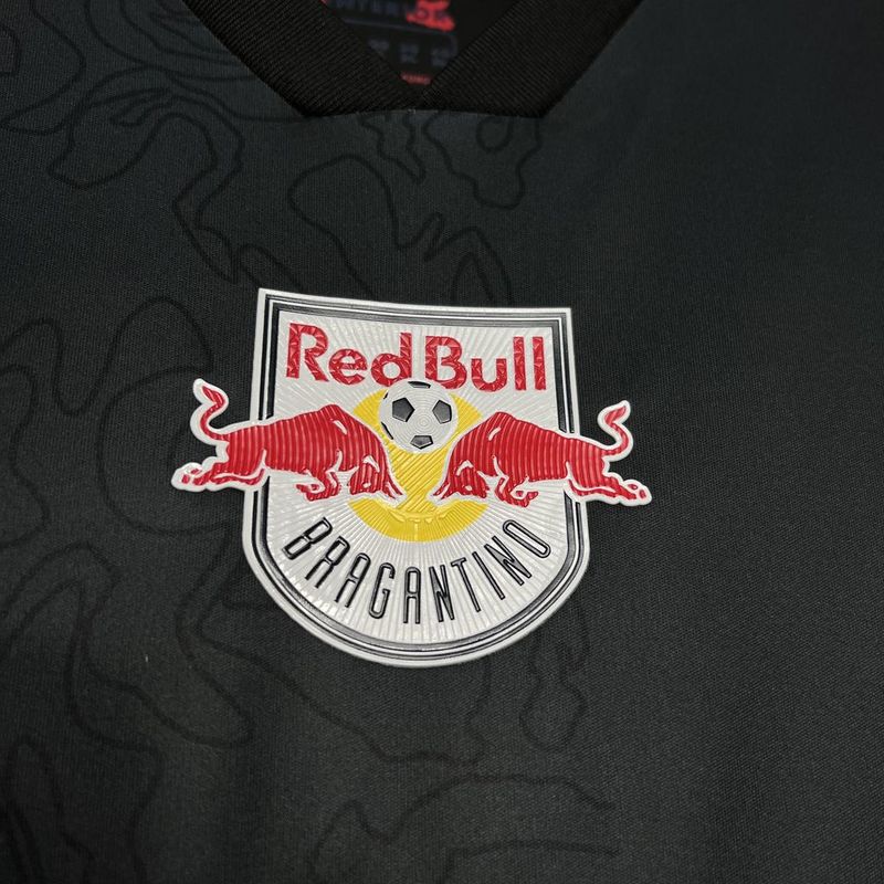 Camisa Bragantino Red Bull 24/25 Preto  Away