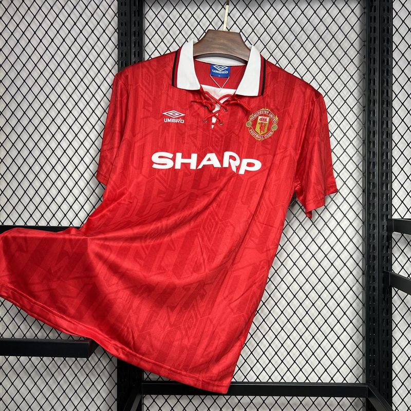 Camisa Retro Manchester United 1994 Home Vermelho