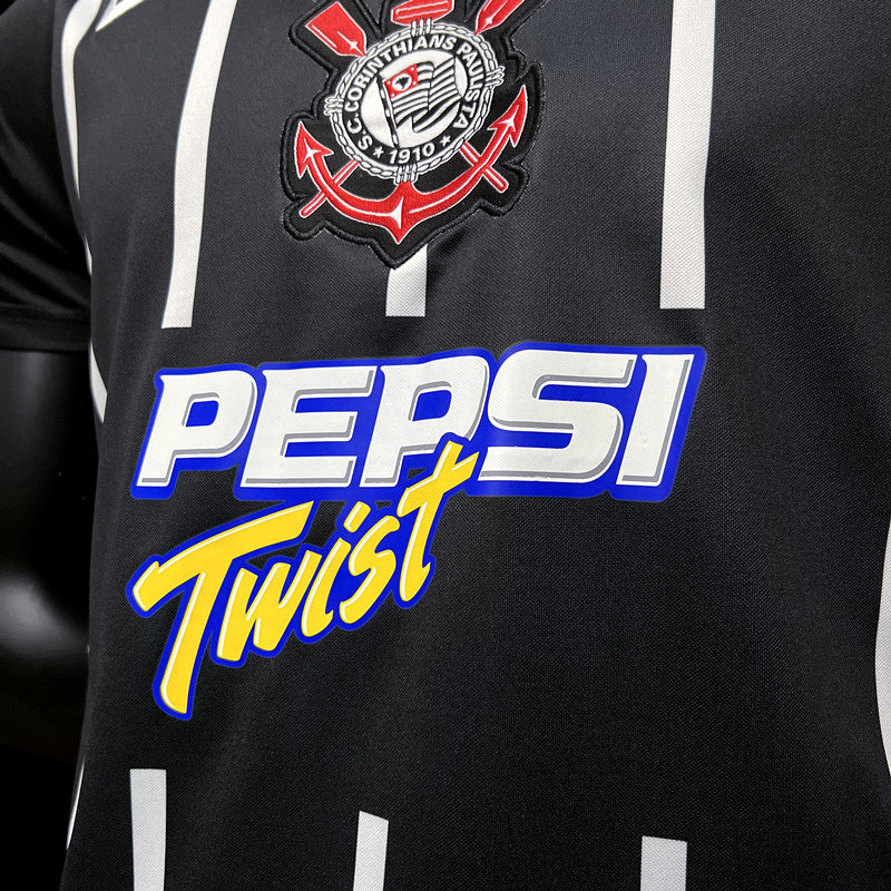 Camisa Retro Corinthians 2004 Away Preto