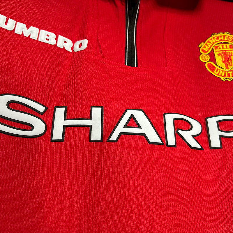 Camisa Retro Manchester United 1998/1999 Home Vermelho