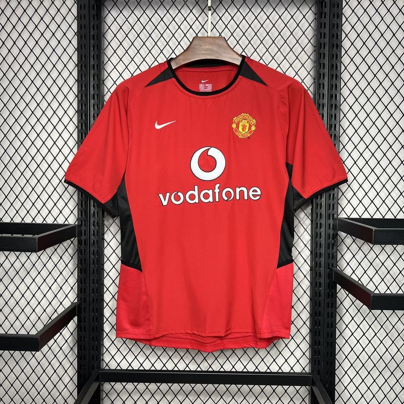 Camisa Retro Manchester United 2002/2004 Home Vermelho