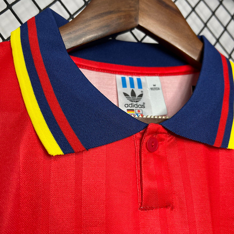 Camisa Retro Espanha 1994 Home I Vermelho