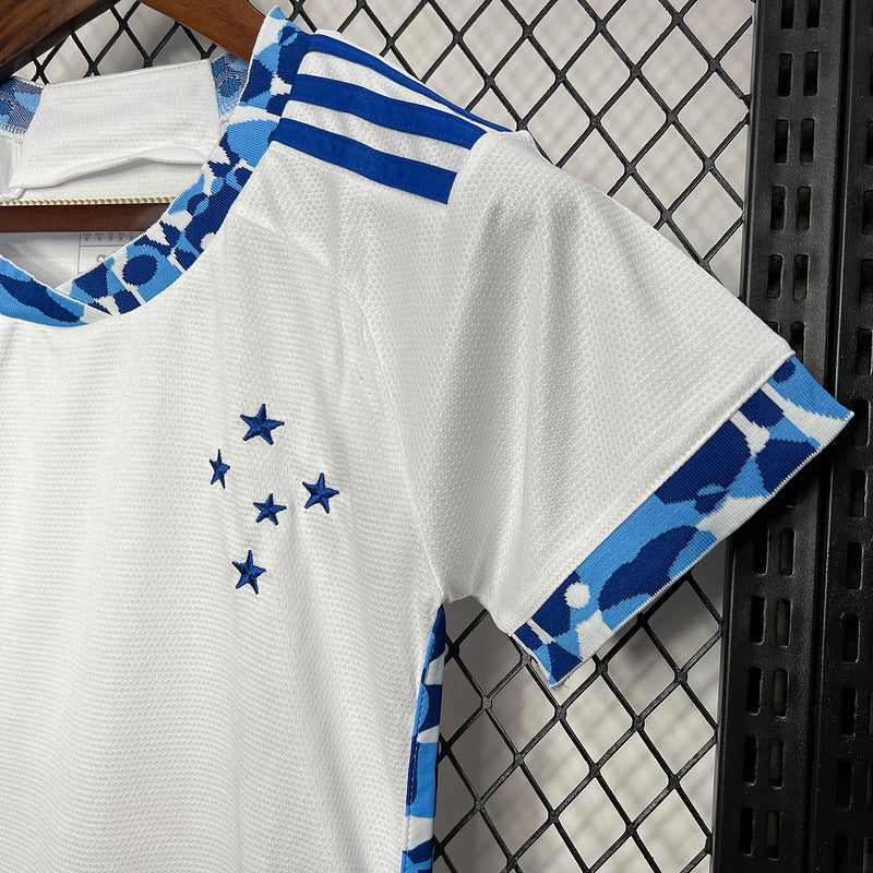 Camisa Feminina Cruzeiro Away II 24/25 Adidas - Branco