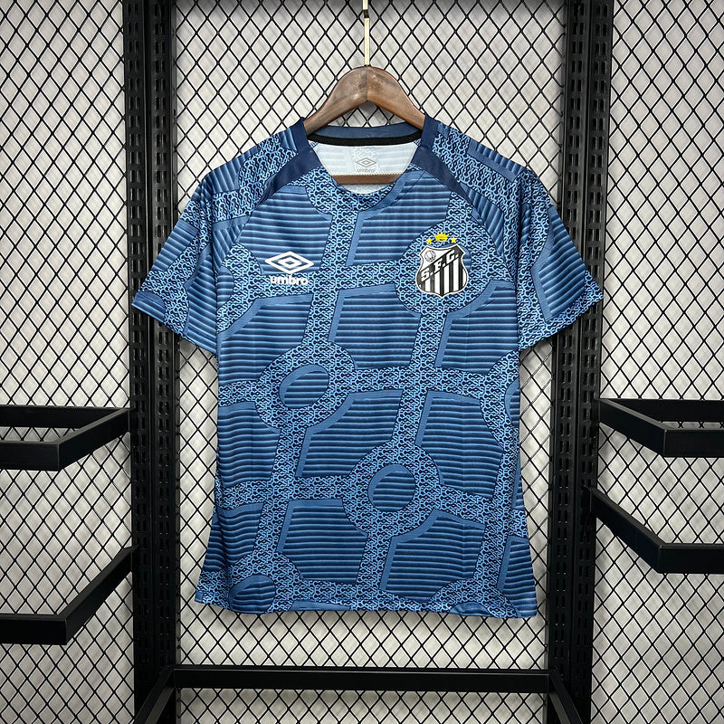 Camisa Santos Pré Jogo 24/25 Azul