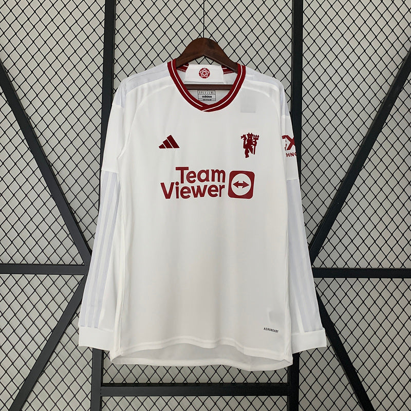 Camisa Manchester United Manga Longa 23/24 Third III