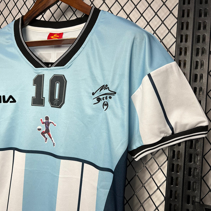 Camisa Retro Argentina 2001 Maradona