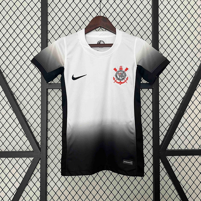 Camisa Corinthians Feminino Home 24/25 - Branco