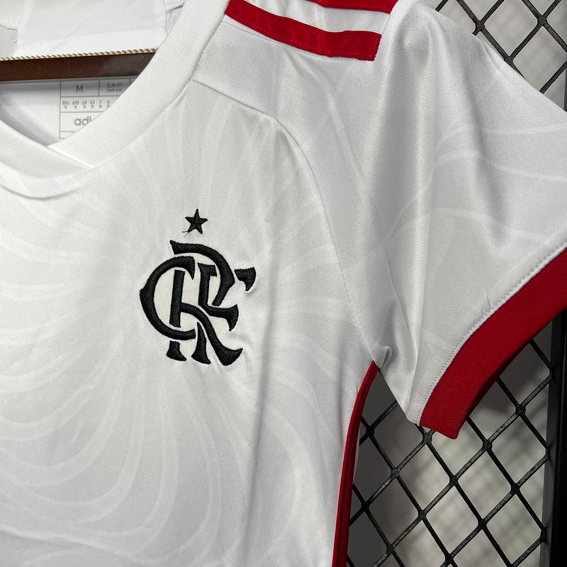 Camisa Feminina Flamengo II 24/25 Adidas - Branco