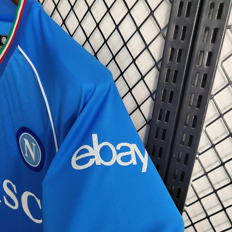 Camisa Napoli Home I 23/24 - - Azul