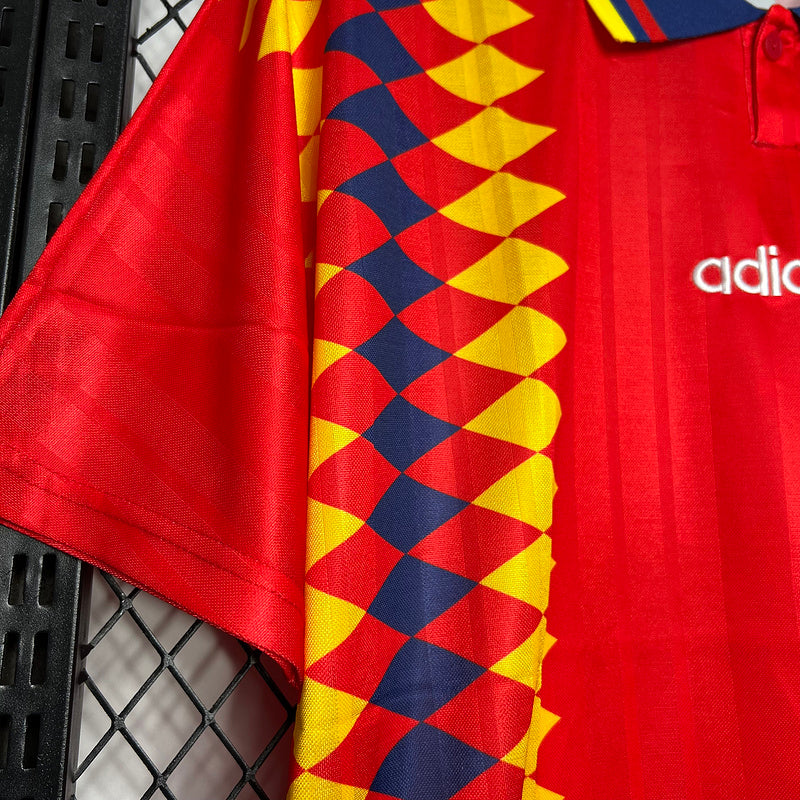 Camisa Retro Espanha 1994 Home I Vermelho