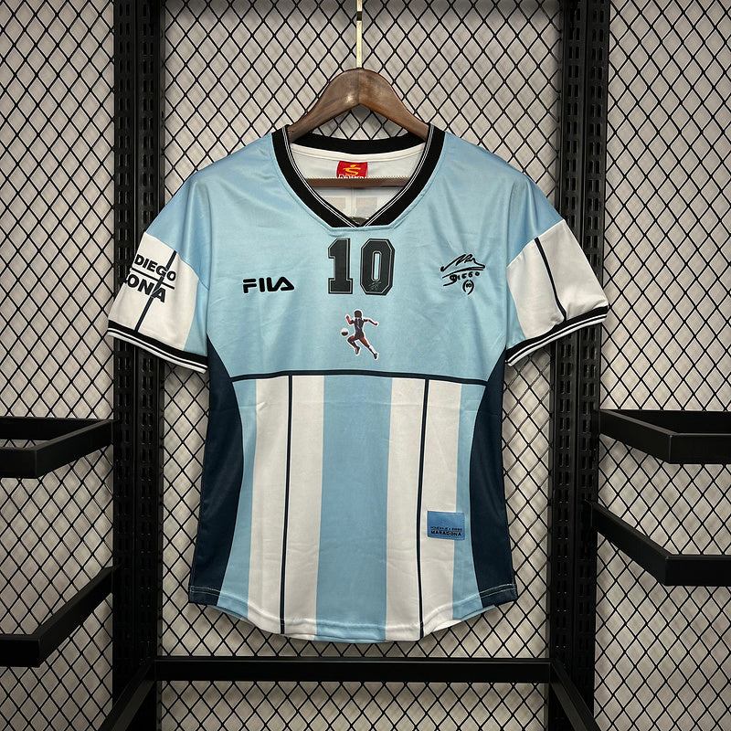 Camisa Retro Argentina 2001 Maradona