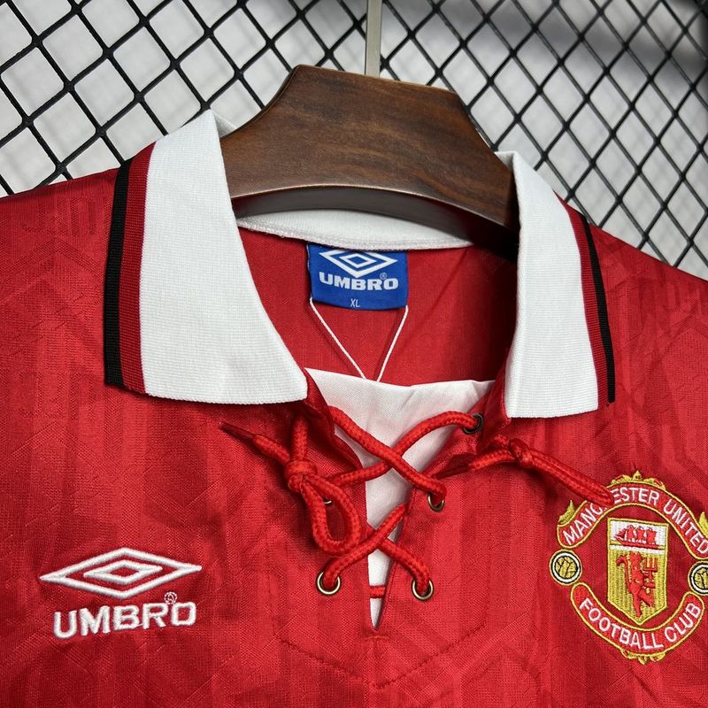 Camisa Retro Manchester United 1994 Home Vermelho