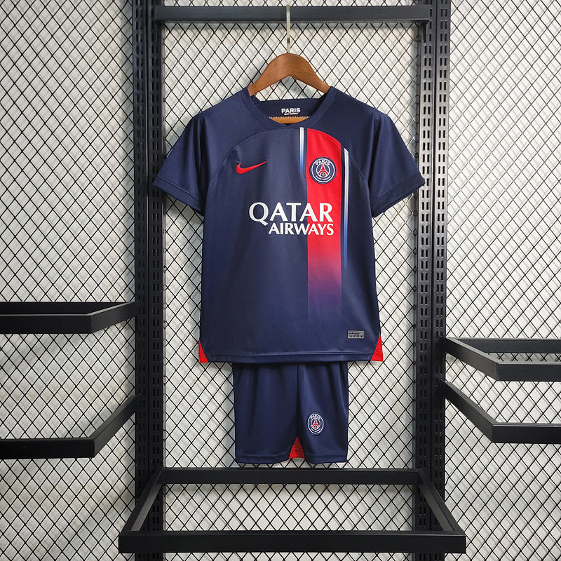 Kit Infantil PSG - Home 23/24 - Azul