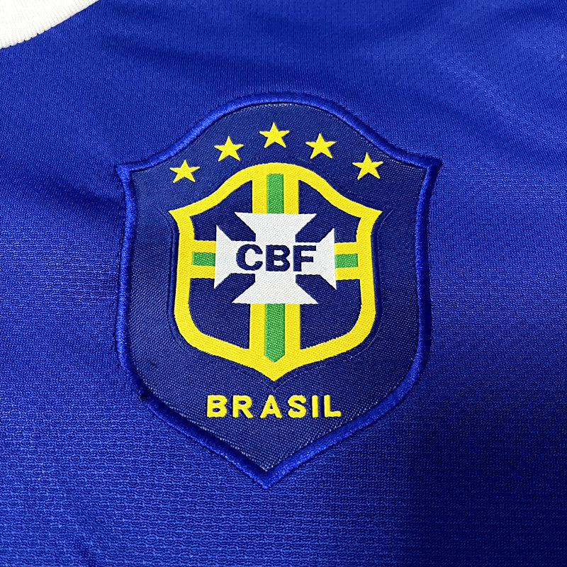 Camisa Retro Brasil 2006 Away Azul