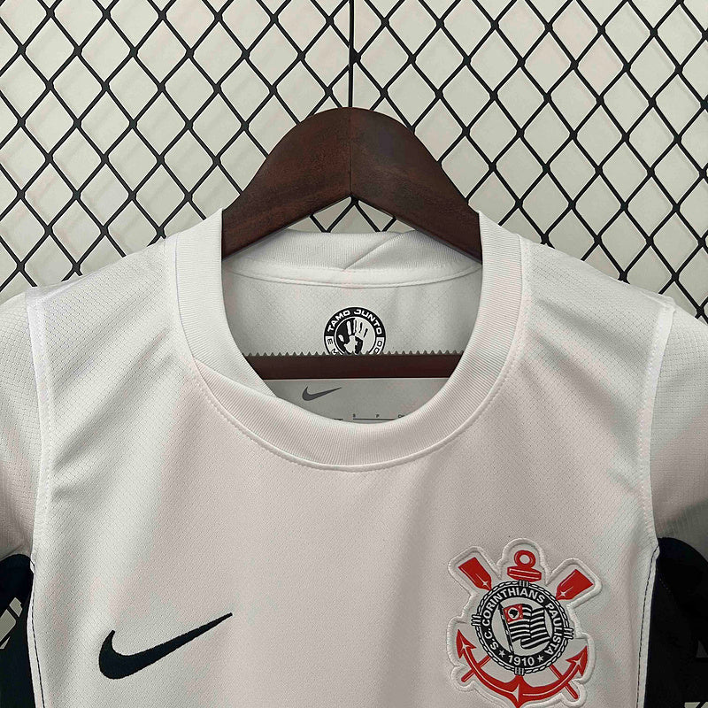 Camisa Corinthians Feminino Home 24/25 - Branco