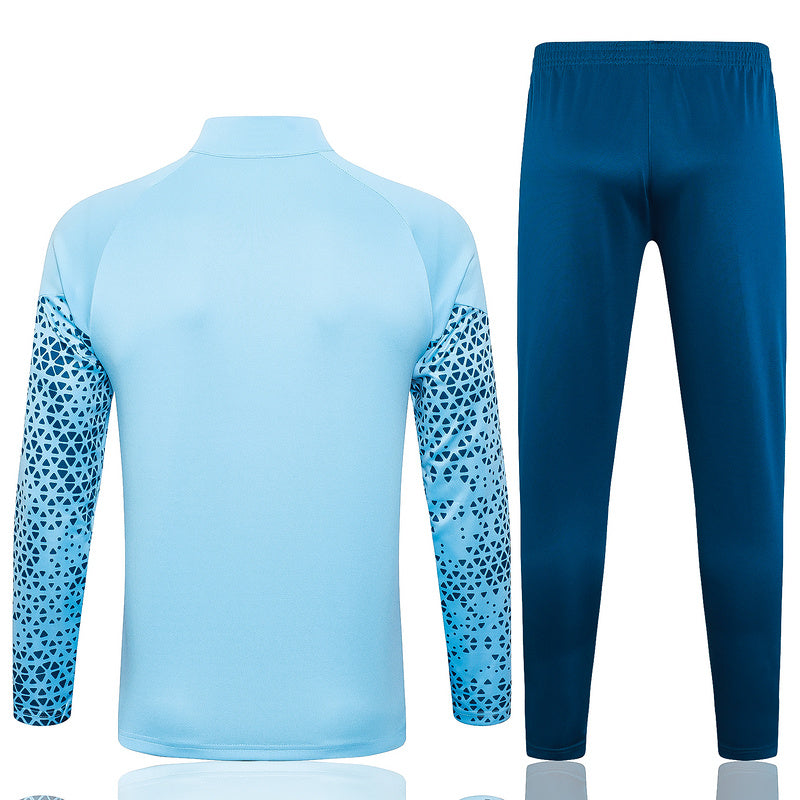 Conjunto de Treino Manchester City 23/24 Azul - Blusa e Calça