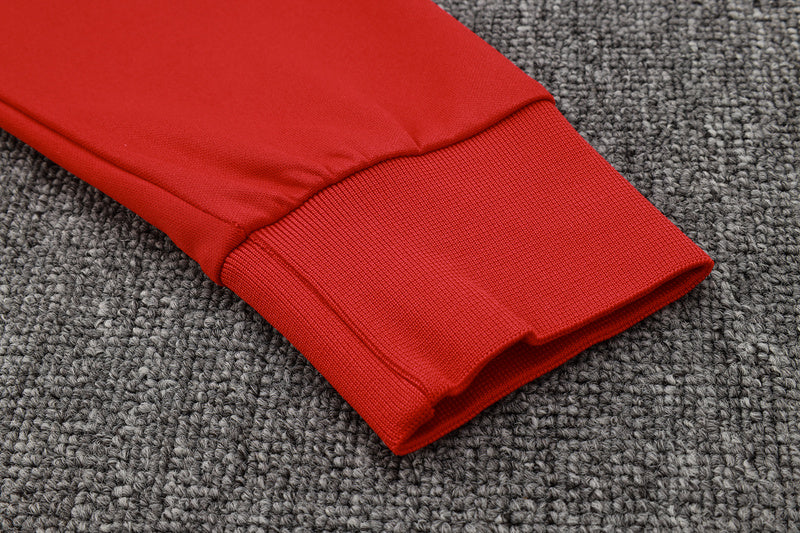 Conjunto de Treino Milan 23/24 Vermelho - Blusa e Calça