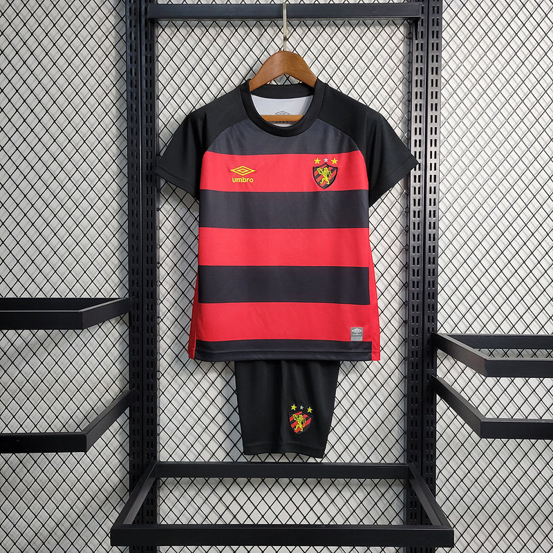 Kit Infantil Sport Recife FC 23/24 - Preto/Vermelho