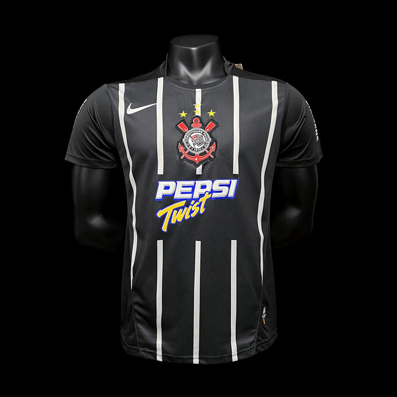 Camisa Retro Corinthians 2004 Away Preto