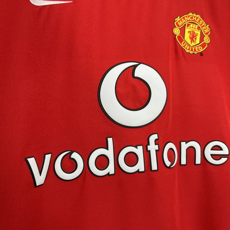 Camisa Retro Manchester United 2002/2004 Home Vermelho