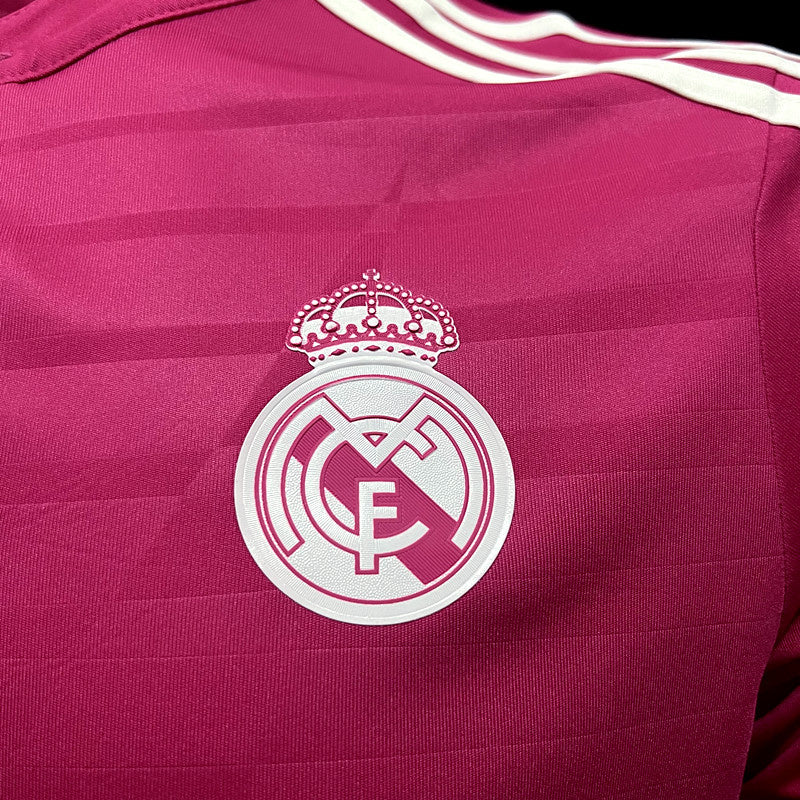 Camisa Retro Real Madrid 2014/2015 Away Rosa