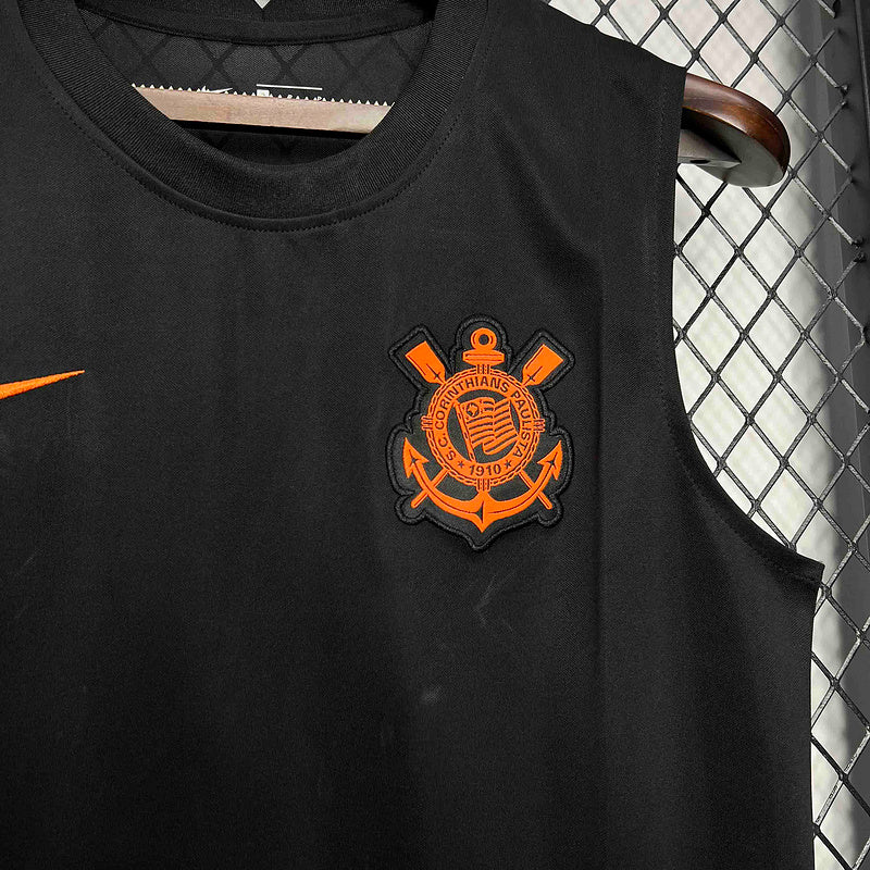 Camisa Corinthians 22/23 Treino Regata - Preto