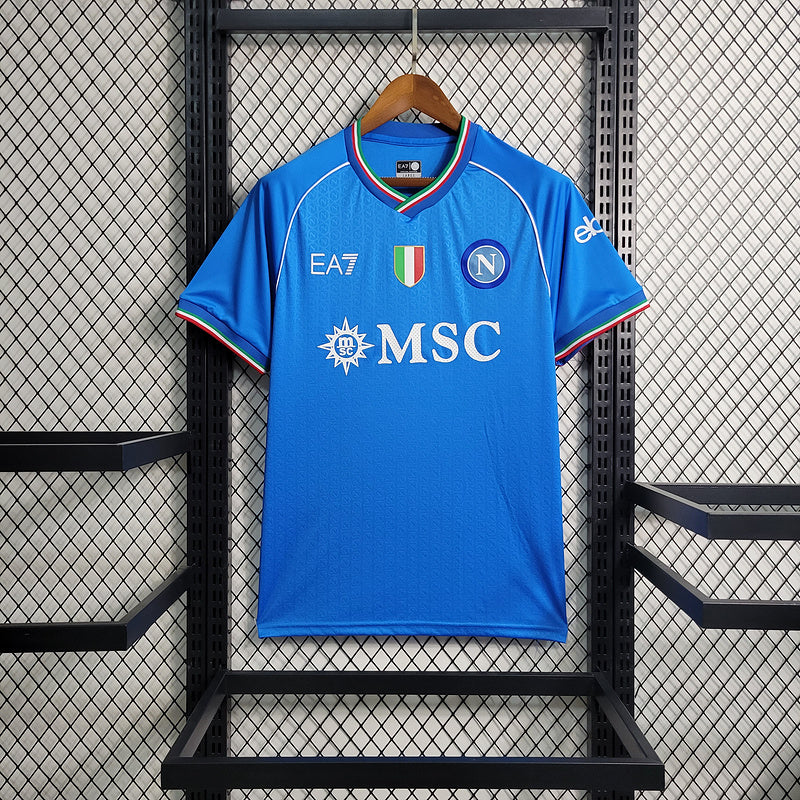 Camisa Napoli Home I 23/24 - - Azul