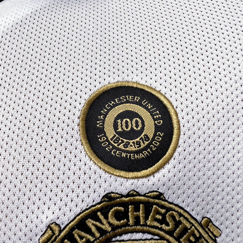 Camisa Retro Manchester United Dupla Face 2 em 1 2001/2002