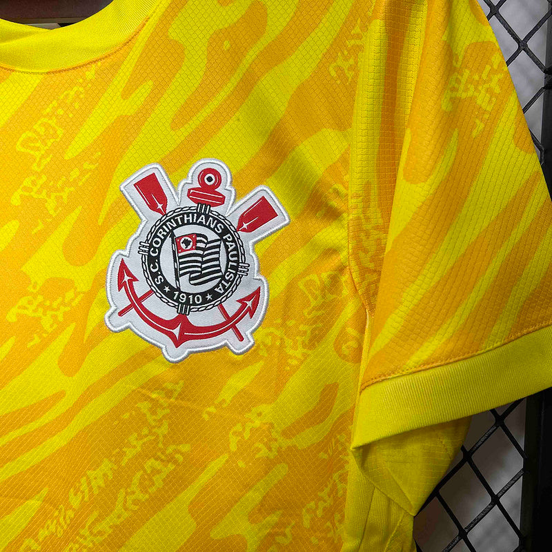 Camisa Corinthians 24/25 Goleiro - Amarelo