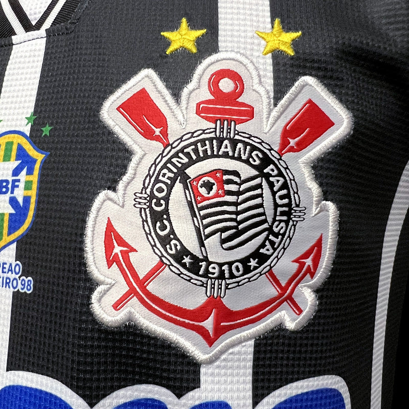 Camisa Retro Corinthians 1999 Away Preto