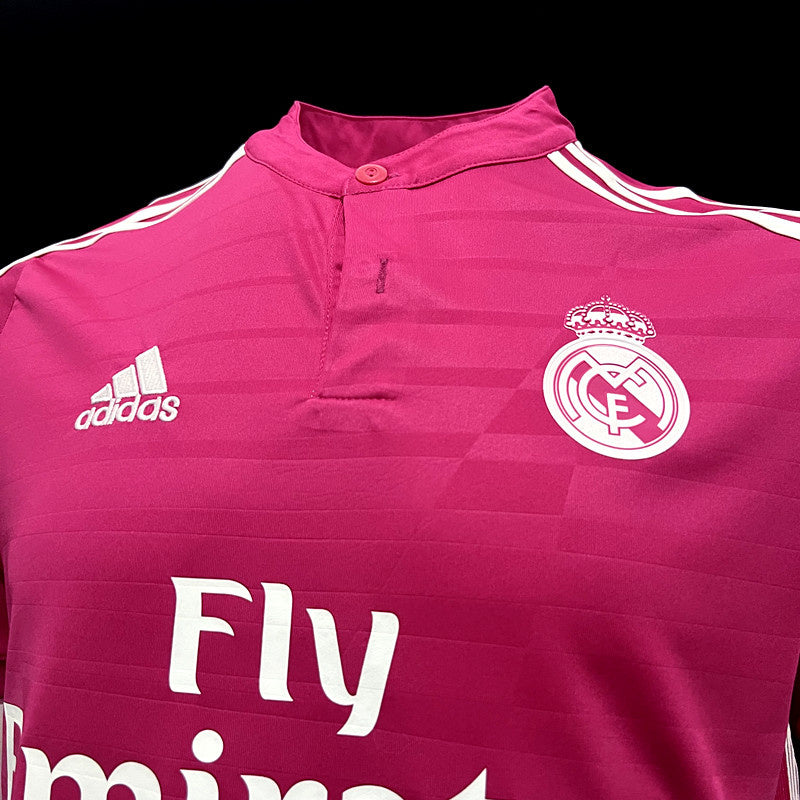 Camisa Retro Real Madrid 2014/2015 Away Rosa