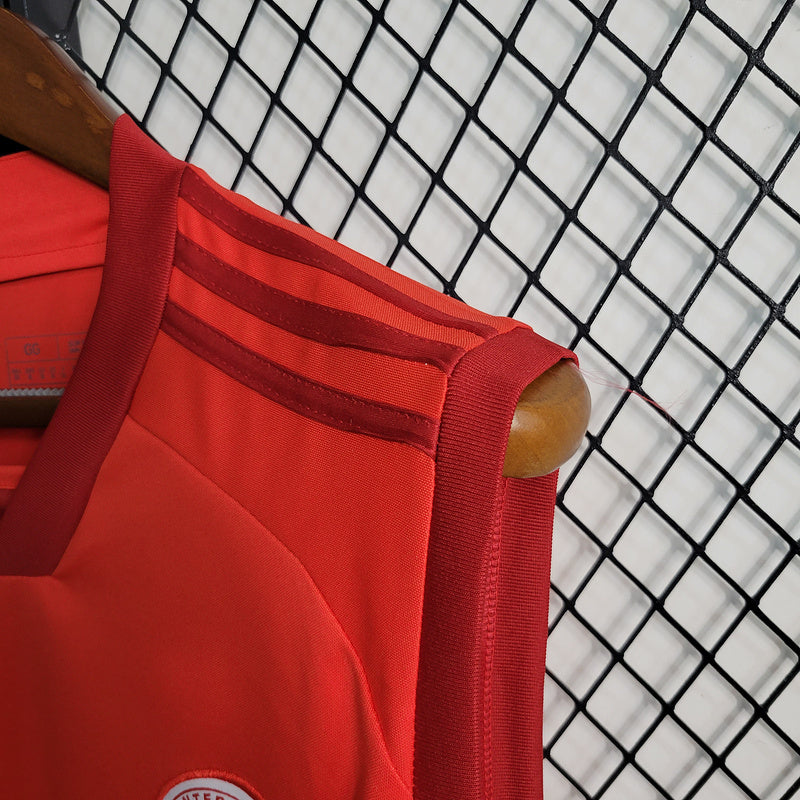 Camisa Internacional Regata I 23/24 Adidas - Vermelho