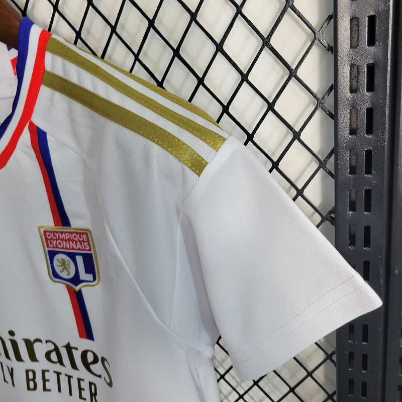 Kit Infantil Lyon 23/24 - Branco