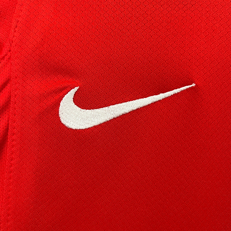 Kit Infantil Portugal Away 24/25 Nike Vermelho