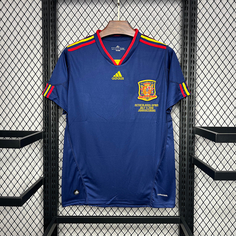 Camisa Retro Espanha 2010 Away Azul