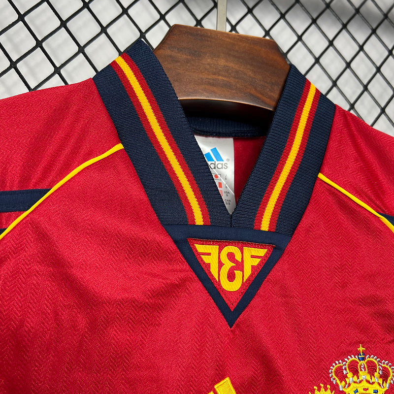 Camisa Retro Espanha 1998 Home I Vermelho