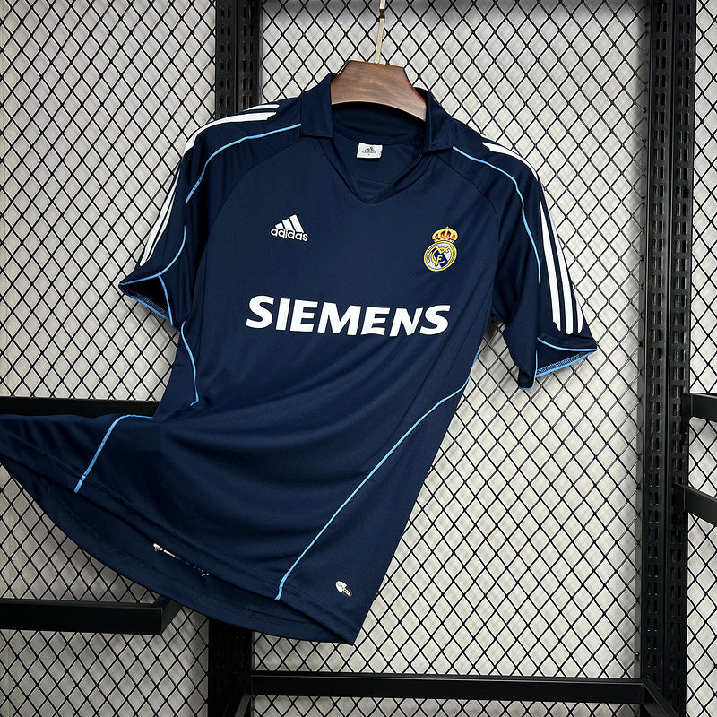 Camisa Retro Real Madrid 2005/2006 Away Azul